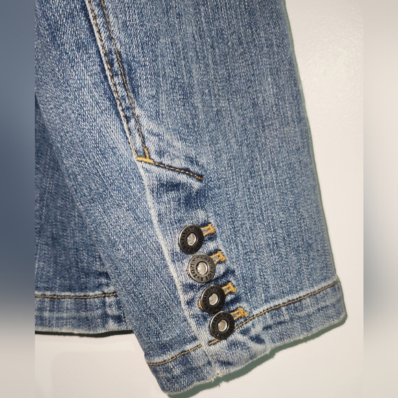 Tommy Hilfiger Y2K Jean Jacket Sz 16 - Picture 6 of 10